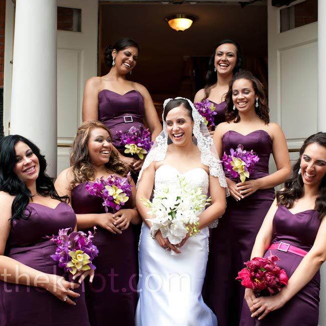 Purple Bridesmaid Dresses