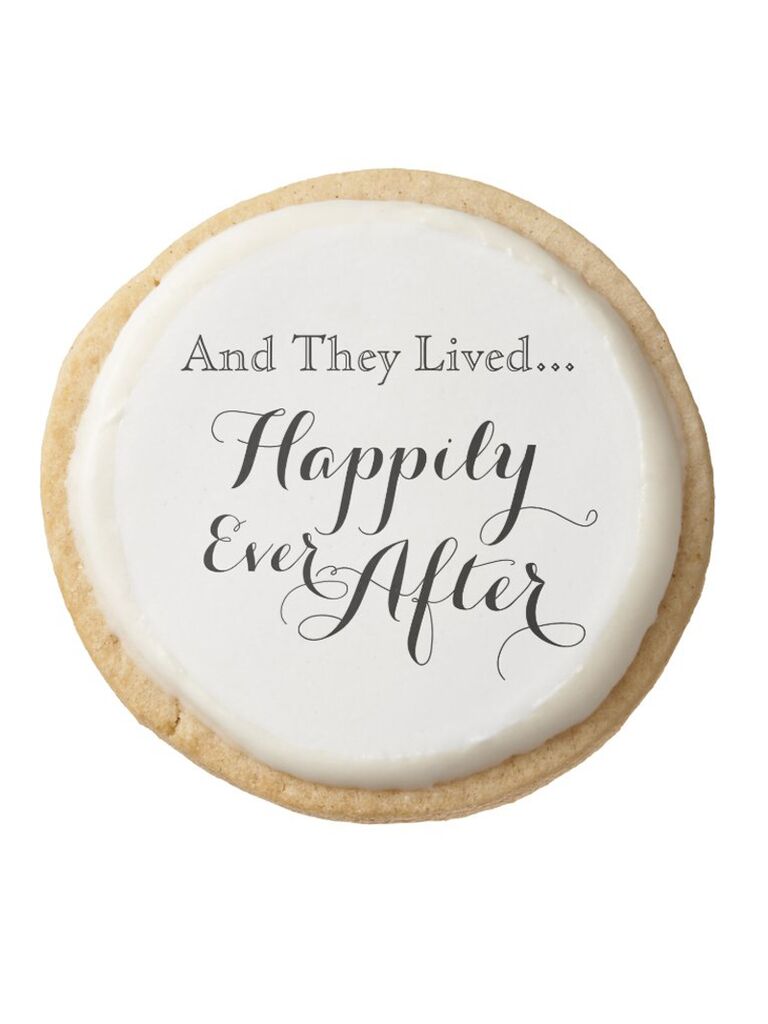 zazzle disney wedding favors and they lived happily ever after cookies