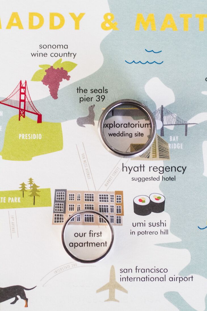 Paper Goods With Colorful Custom Map