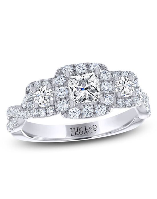 Kay Jewelers Unique Princess Cut Engagement Ring - 1