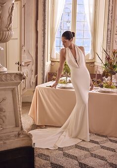 Justin Alexander Lexi Fit-and-Flare Wedding Dress