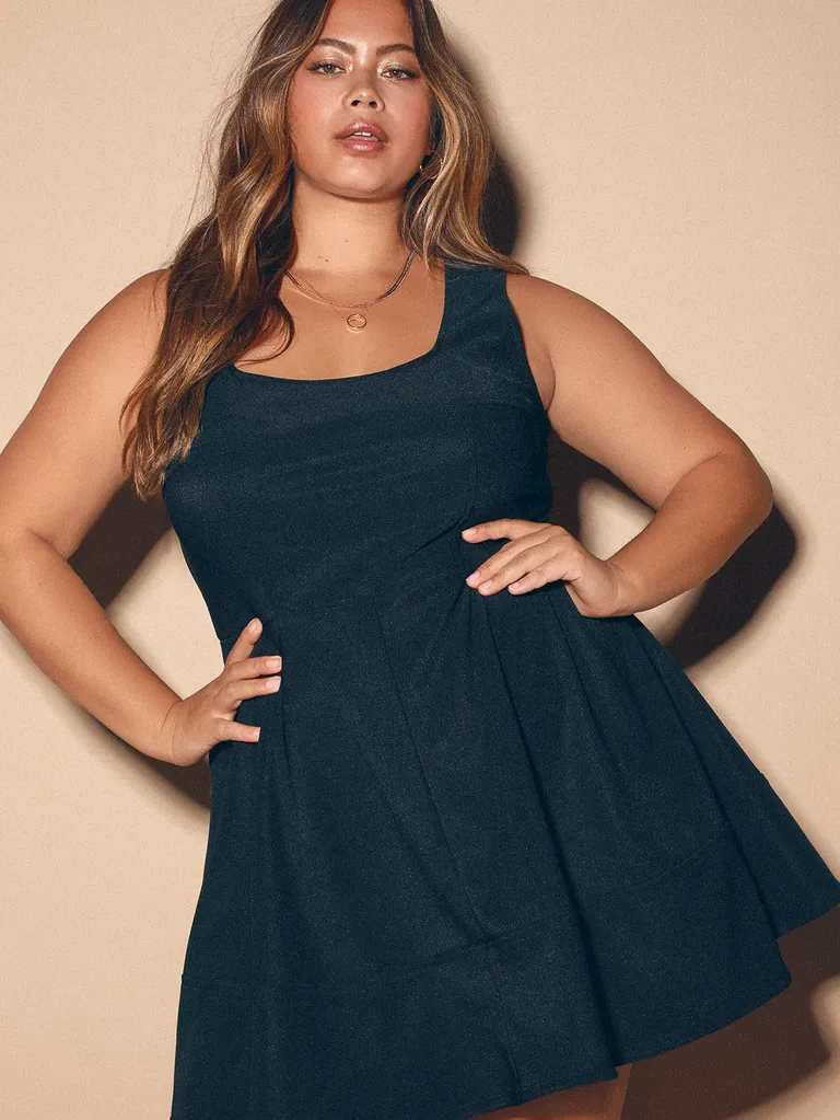 Black Mini Wedding Guest Dress