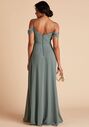 Birdy Grey Devin Convertible Dress in Sea Glass V-Neck Bridesmaid Dress - thumbnail - 2