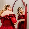 The Bride Wore a Red Dress to This Wedding at the Lightner Museum in St. Augustine, Florida