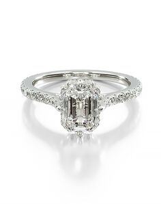 James Allen Emerald Cut Engagement Ring