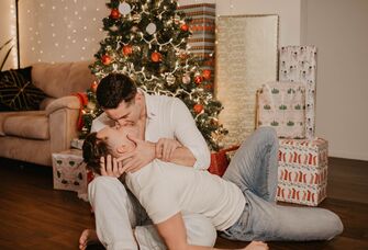 Christmas Couple Captions