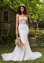 Lillian West 66243 Fit-and-Flare Wedding Dress - thumbnail - 1