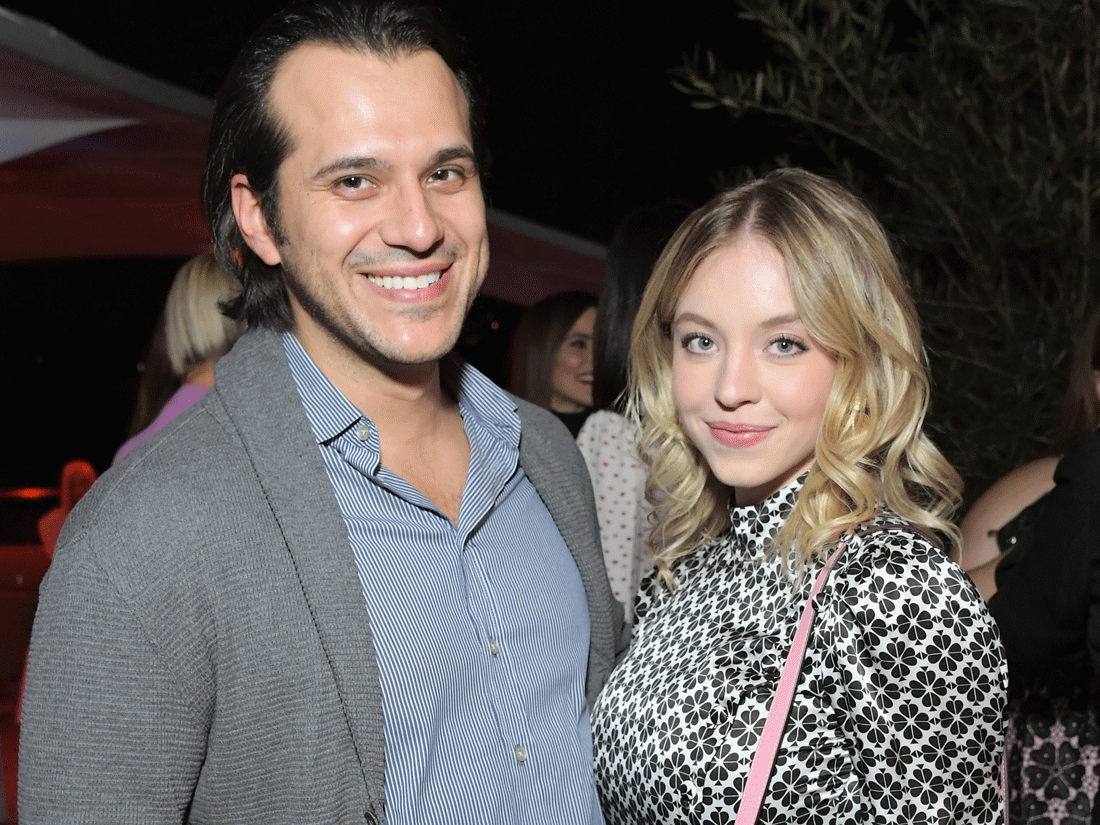 Sydney Sweeney pictured with boyfriend Jonathan Davino