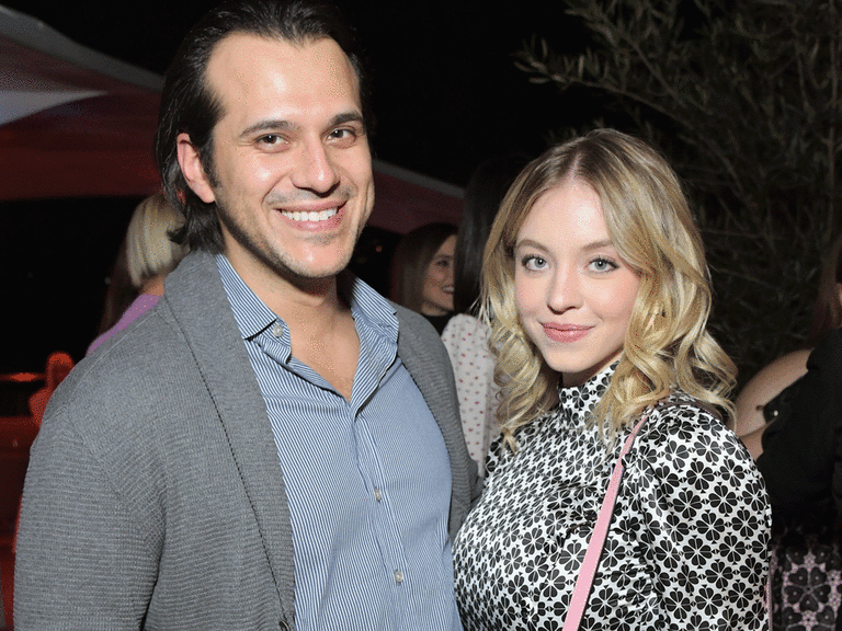 Sydney Sweeney pictured with boyfriend Jonathan Davino