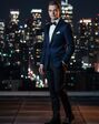 BLACKTIE VERMONT Midnight Blue Wedding Tuxedo Blue Tuxedo - thumbnail - 4