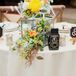 Green Lantern Centerpiece With Lush Flowers