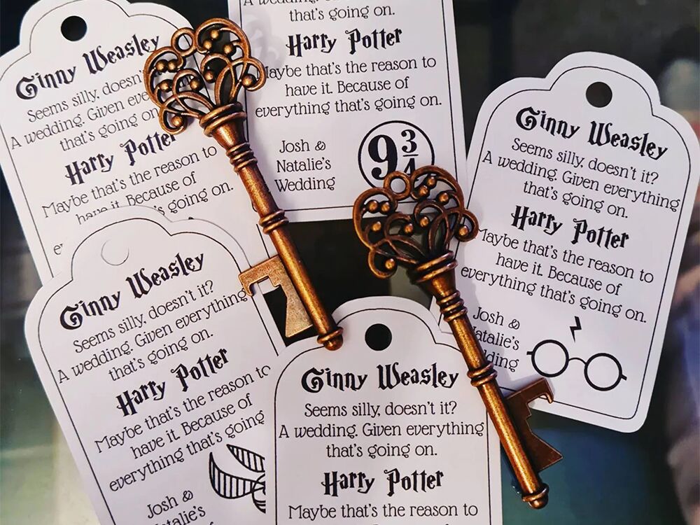 Muggles Get Married at a Harry Potter Themed Wedding