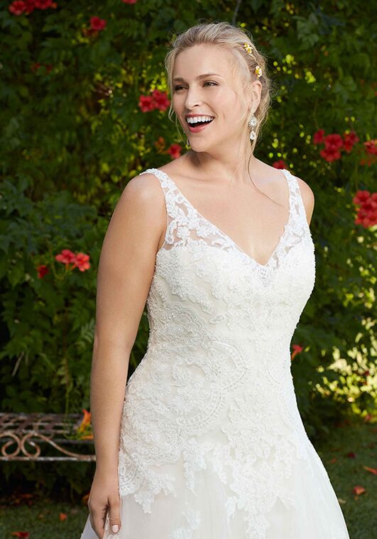 Casablanca Bridal Style 2269 Plumeria A-Line Wedding Dress - 4