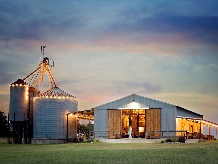 Farm wedding venue in Blum, Texas.