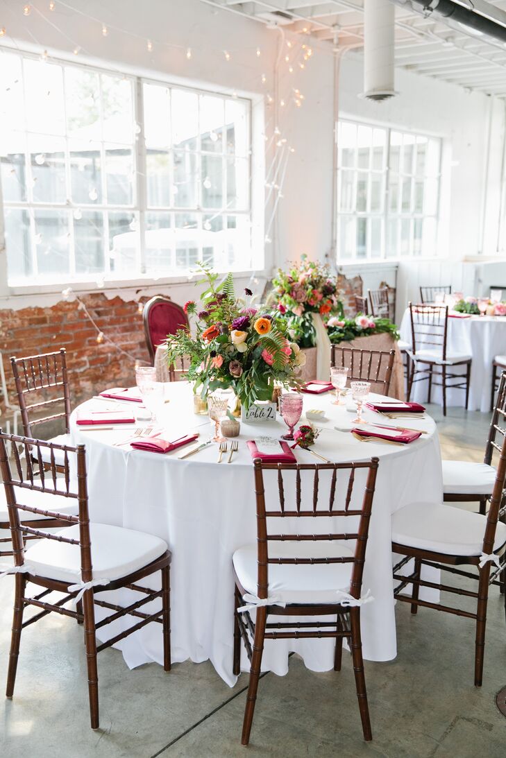 Lush Colorful Floral Centerpieces