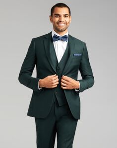 Friar Tux Green Stretch Suit Separates Green Tuxedo