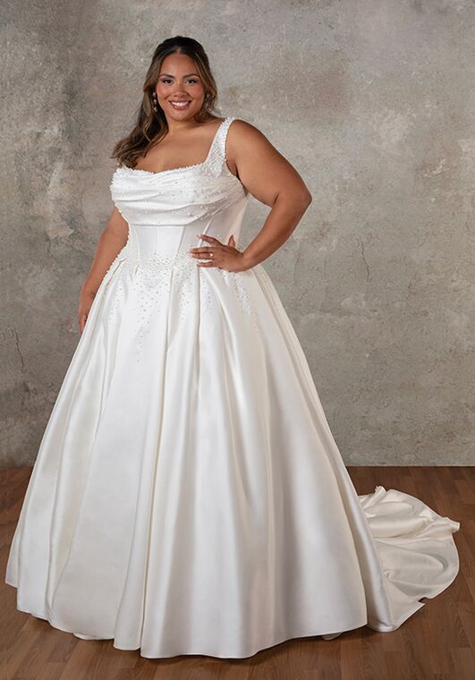 Essense of Australia D4418+ A-Line Wedding Dress - 4