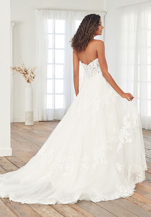 Adrianna Papell Platinum 31245 Ball Gown Wedding Dress - 4