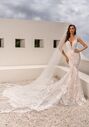 KITTY CHEN LOVIE, H2421 Fit-and-Flare Wedding Dress - thumbnail - 3