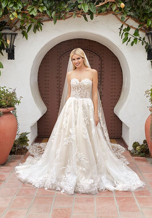 Beloved by Casablanca Bridal BL374 Dakota A-Line Wedding Dress - 3