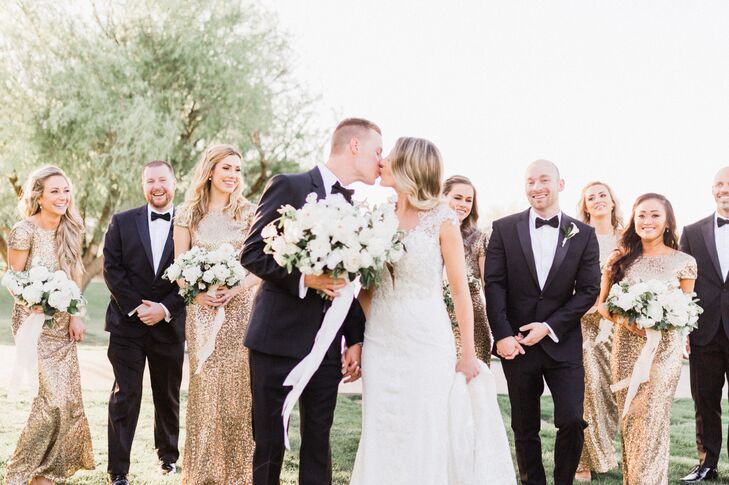Alyssa Ingerman and Ryan Grove’s spring wedding at the Anthem Country Club in Henderson, Nevada, was the picture of modern elegance and class.<br><br>