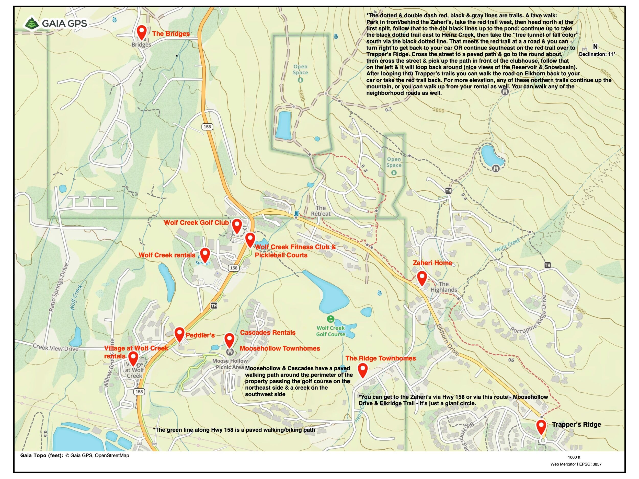 Picture of Map of All Locations on this Site