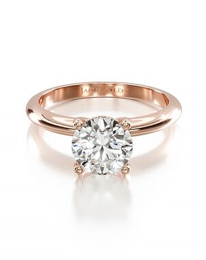 James Allen Round Cut Engagement Ring