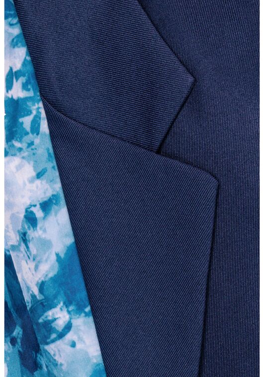 Little Tuxedos "Mason" Kids Indigo Suit (5-Piece Set) Flower Girl Dress and Ring Bearer Outfit - 3