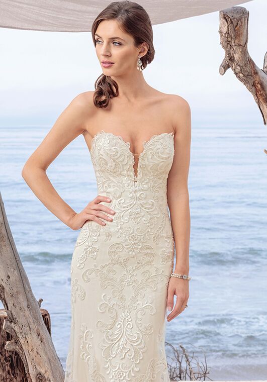 Beloved by Casablanca Bridal BL261 Kai Mermaid Wedding Dress - 2