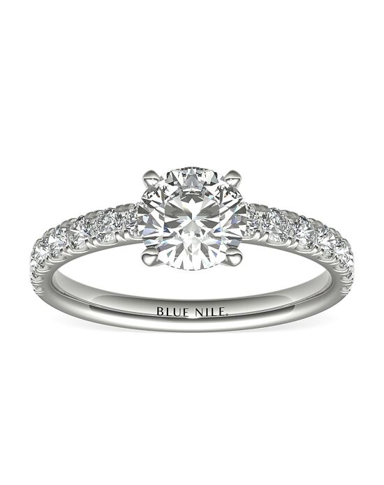 Blue Nile Round Cut Engagement Ring - 1