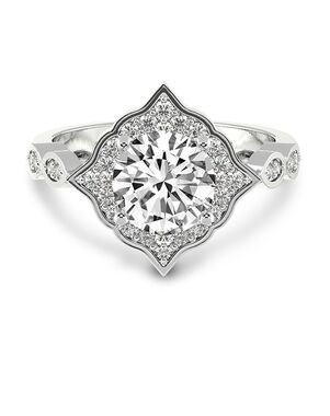 Friendly Diamonds Vintage Cushion, Round, Oval Cut Engagement Ring