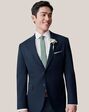 Birdy Grey Suits Taylor Suit Jacket in Navy Blue Tuxedo - thumbnail - 1