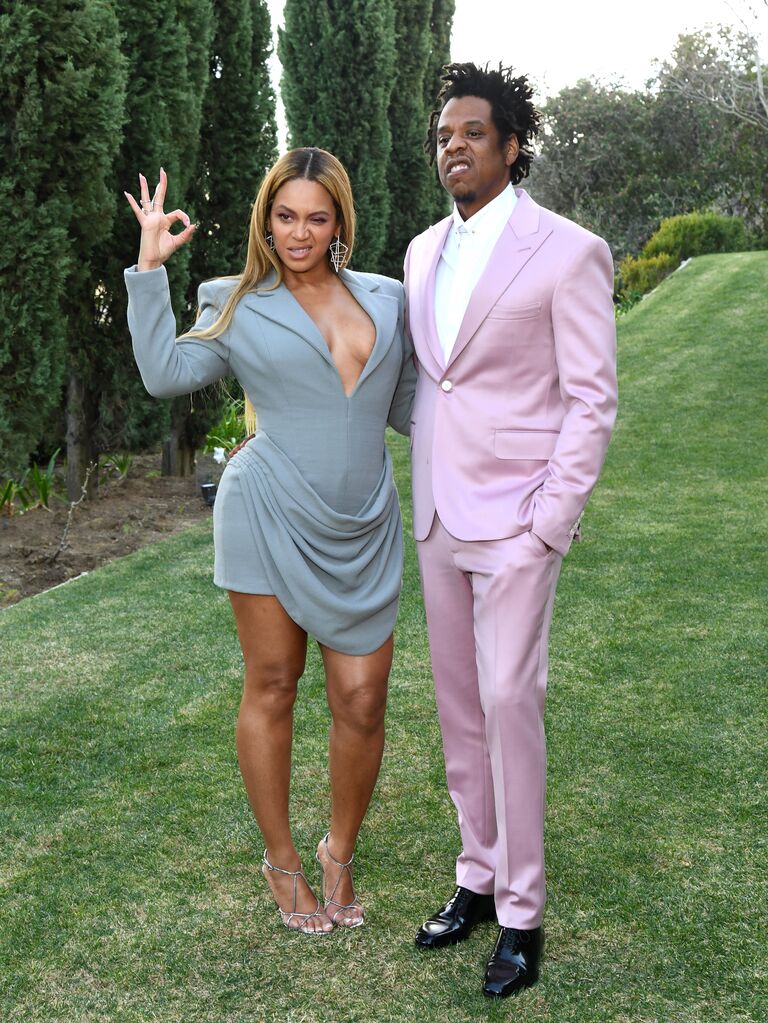 Beyonce and Jay-Z on their anniversary. 