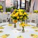 Yellow Table Setting at One World Theatre Reception
