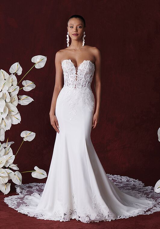 Justin Alexander Hope Fit-and-Flare Wedding Dress - 2
