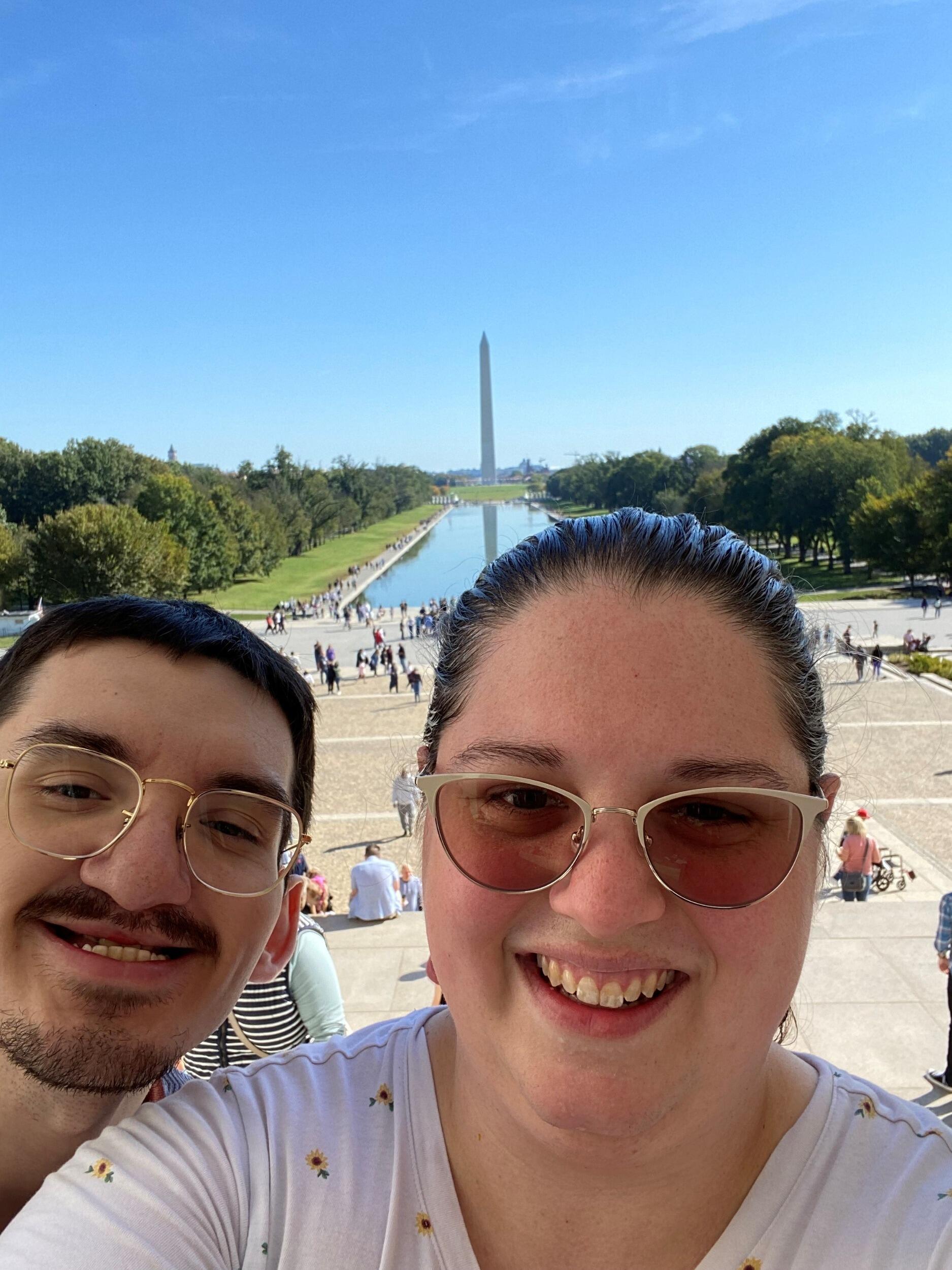 Our first cross-country vacation!  A long weekend to Washington D.C for Lydia H and Alejandro's wedding! 