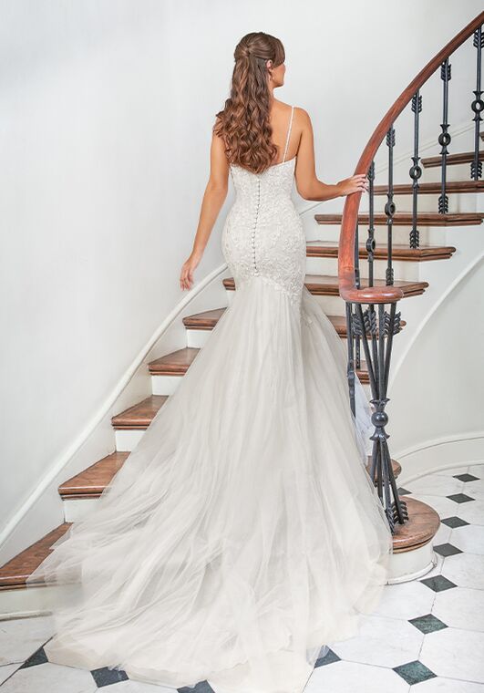 Jasmine Couture ASPEN Mermaid and Trumpet Wedding Dress - 3
