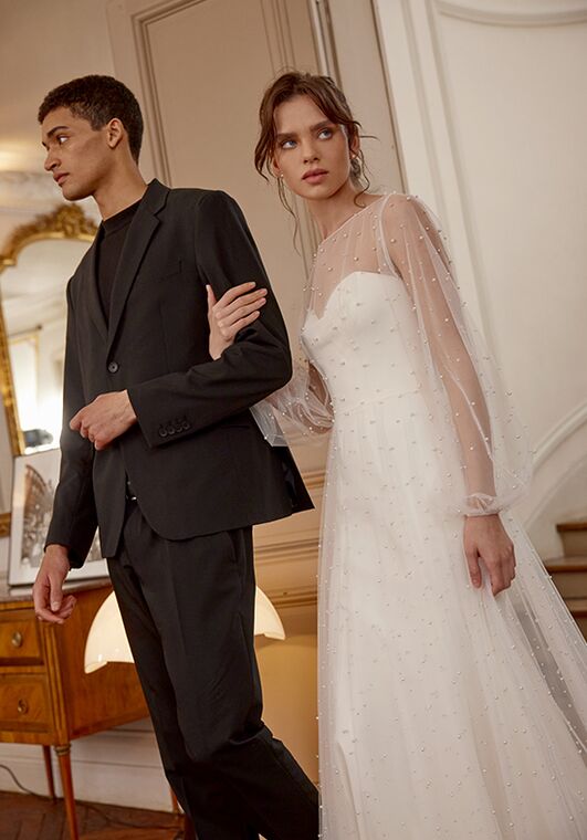 Adore by Justin Alexander 11372 Fit-and-Flare Wedding Dress - 4