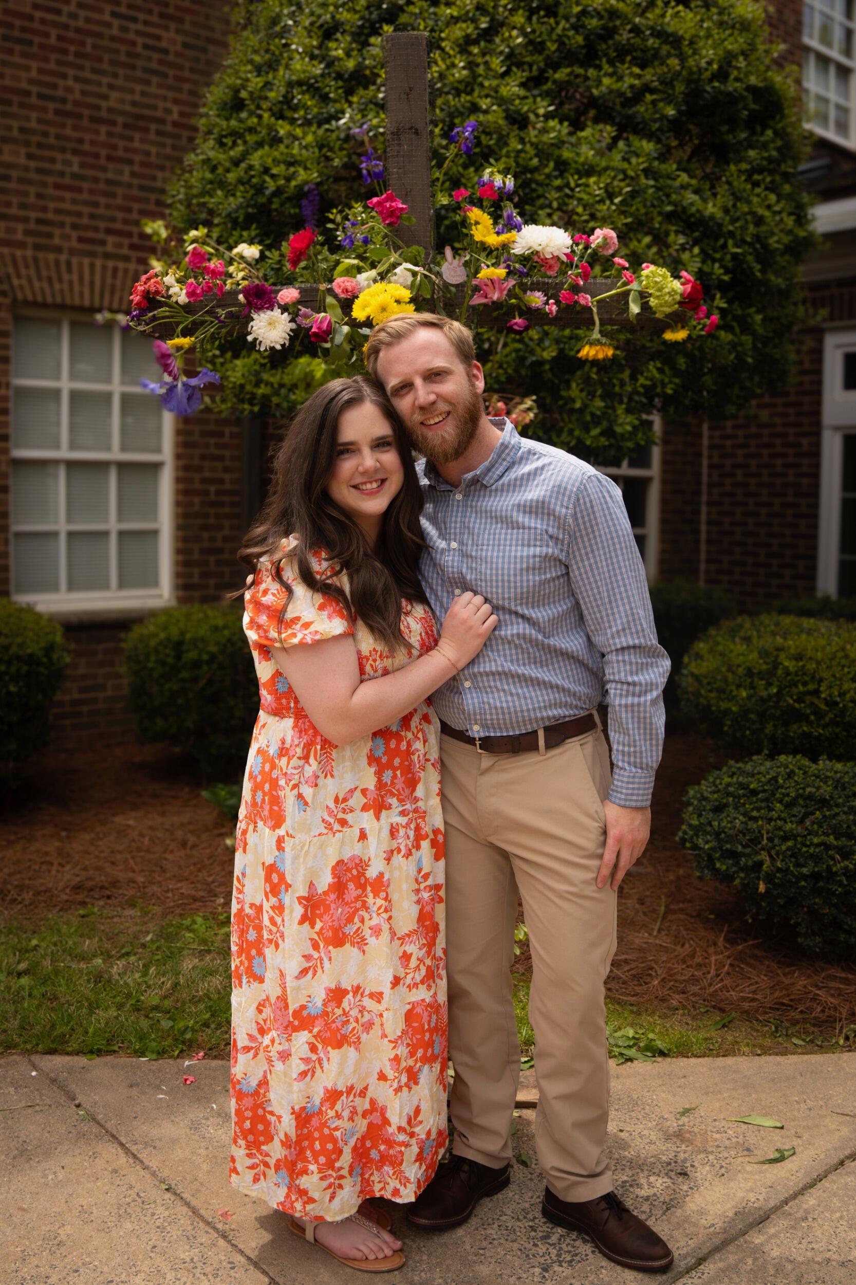Our first Easter together at Sharon Baptist Church. I got chicken tenders at SHAKE Shack (Ceci told me to capitalize Shake, but I think her intention was to shame me for not getting a burger).