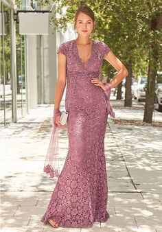 Montage by Mon Cheri 120912 Purple Mother Of The Bride Dress