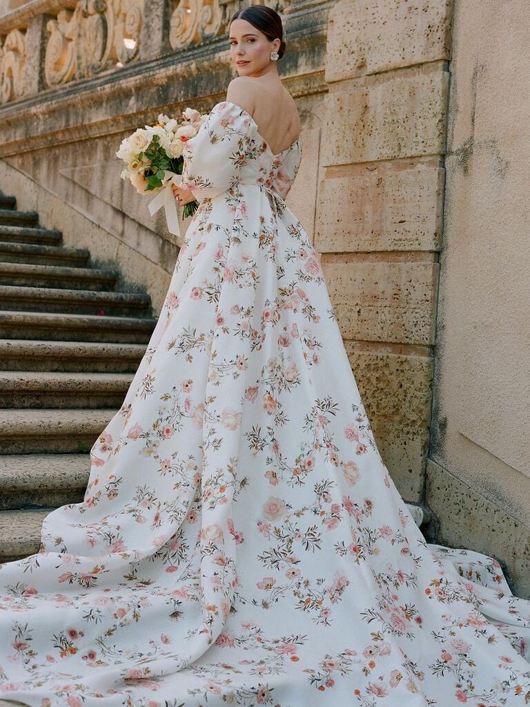 Sophia Bush's wedding dress