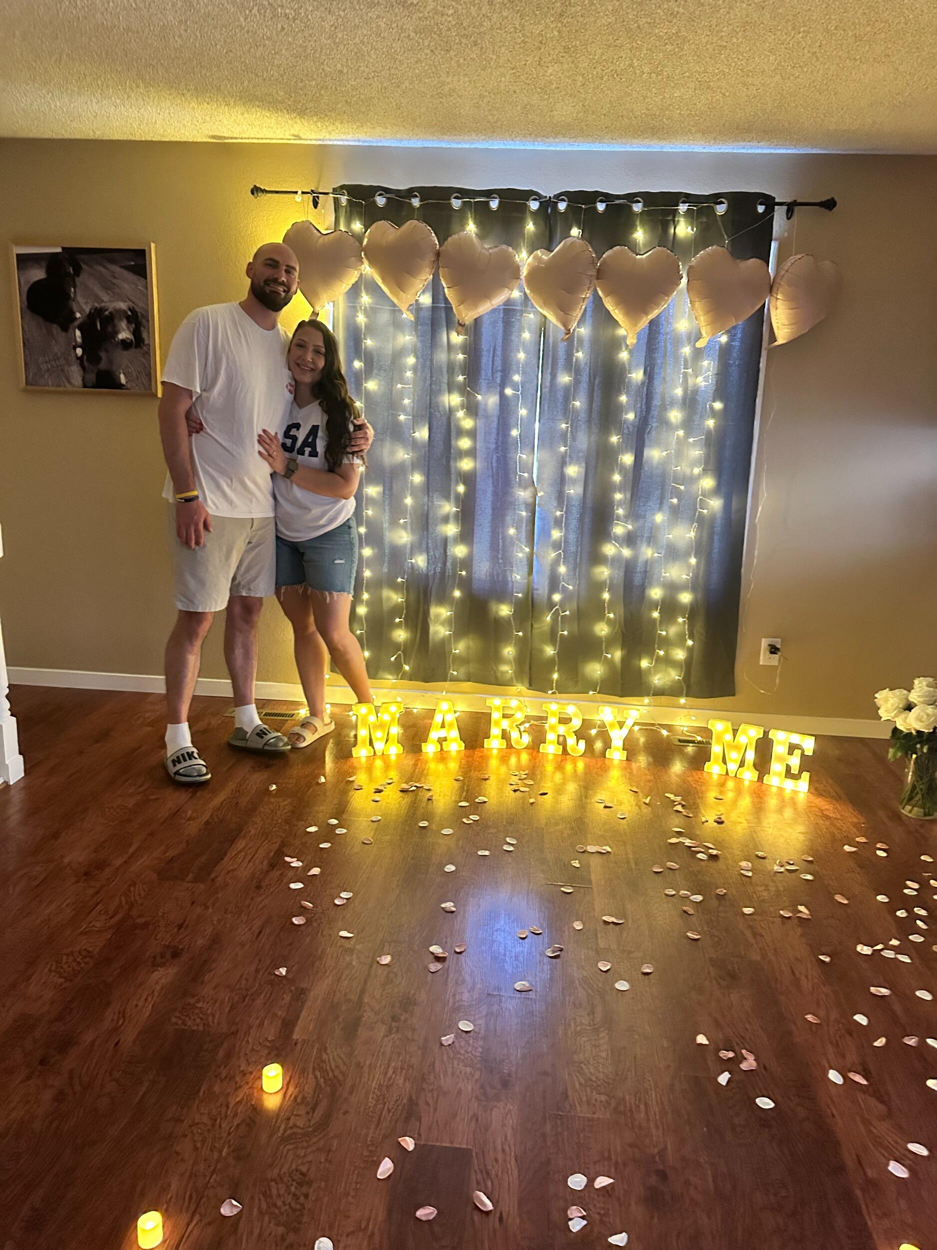 Jake proposed on the Fourth of July in the most beautiful and sentimental way — a day we will never forget.