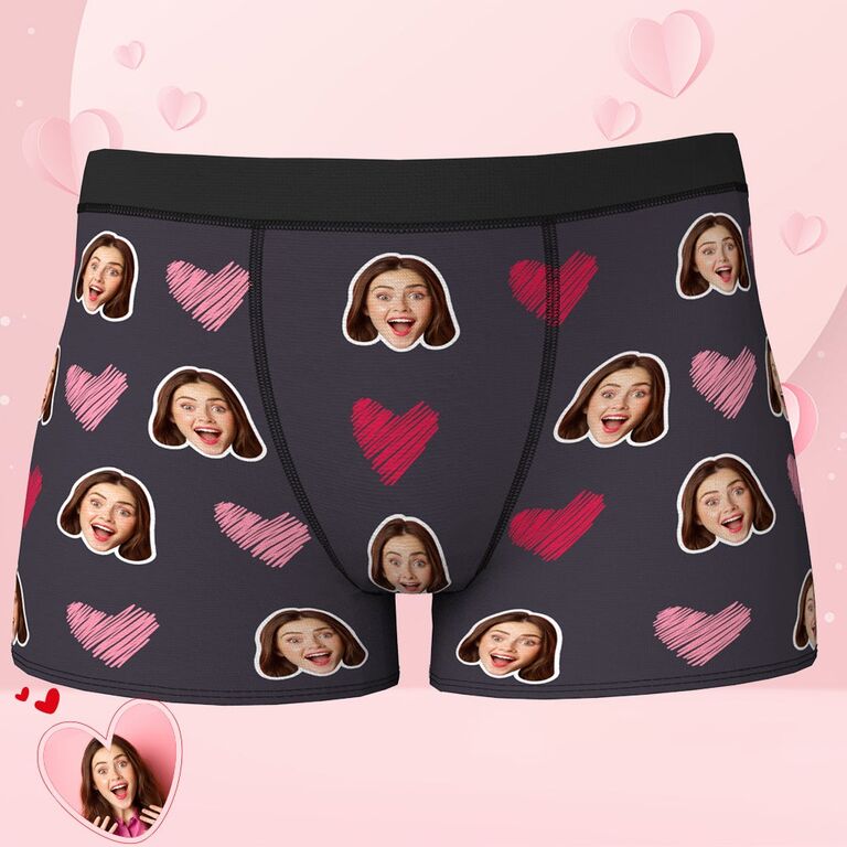 Custom face boxers from My Face Socks