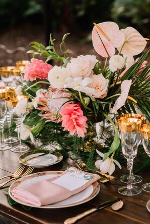 Tropical Pink Centerpieces