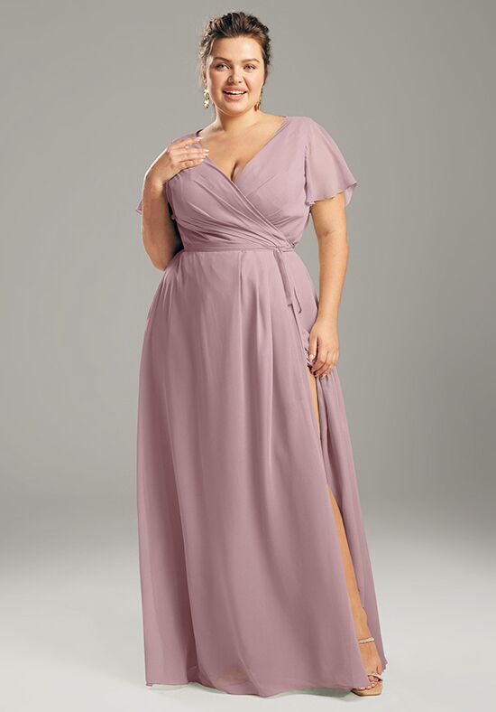 AW Bridal AW Ellison Dress V-Neck Bridesmaid Dress - 1