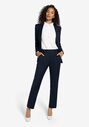 Generation Tux Women's Navy Suit Pantsuits and Separates Wedding Dress - thumbnail - 5