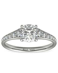 Blue Nile Round Cut Engagement Ring