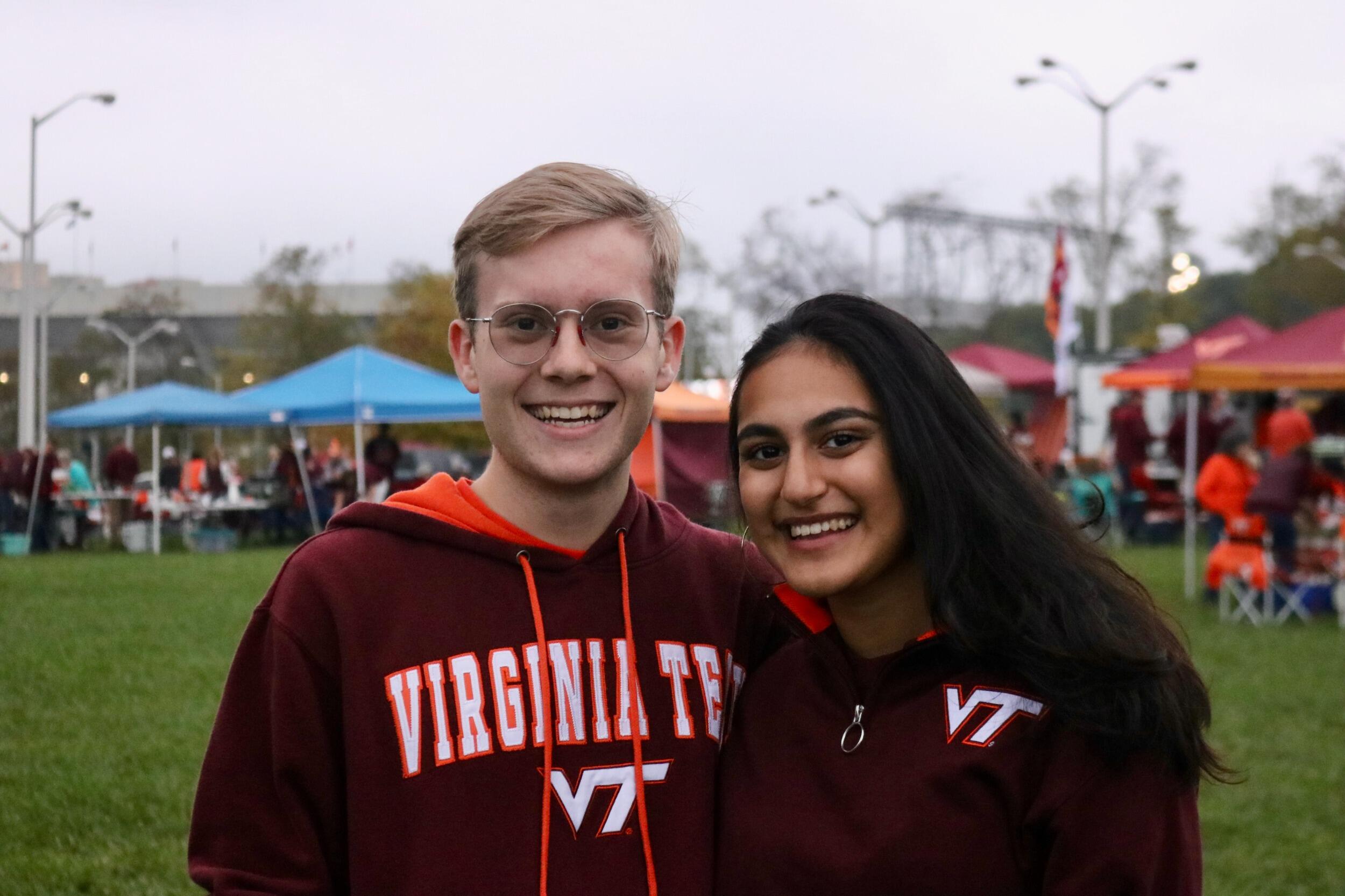 Our first college football game!
