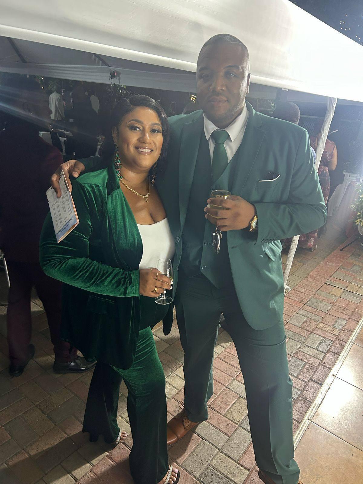 "Matchy-matchy" at the awards function for Press-Box