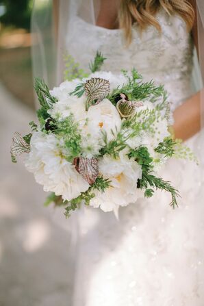 Natural Wild Peony and Pitcher Plant Bouquet